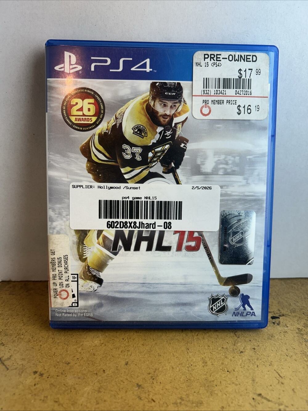 NHL 15 PS4 PlayStation 4 Hockey Video Game EA Sports